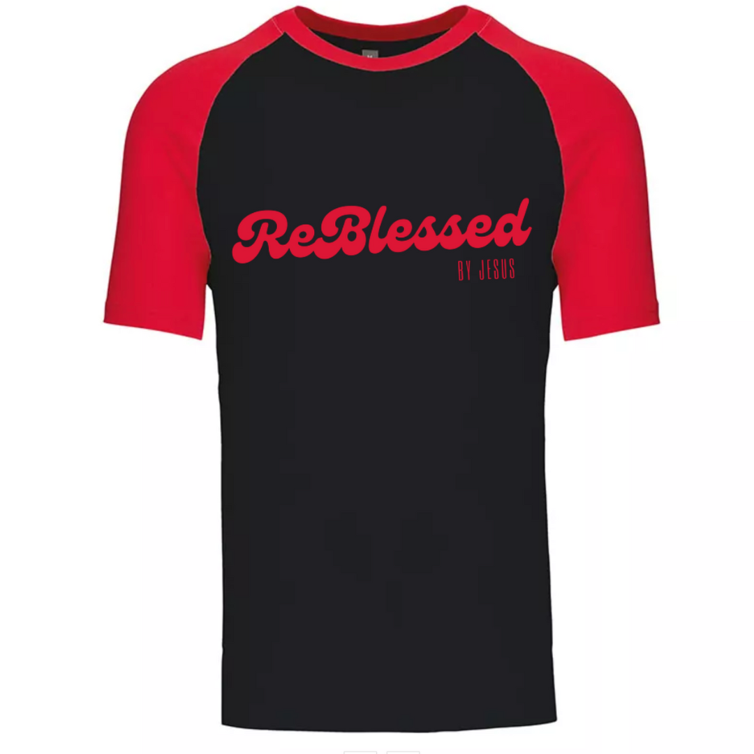 Reblessed T-shirt Black & Red