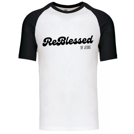 Reblessed T-shirt White & Black